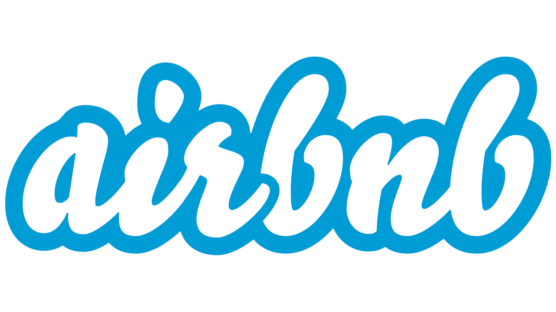 Le logo d'airbnb de 2008 à 2014 avant son évolution.