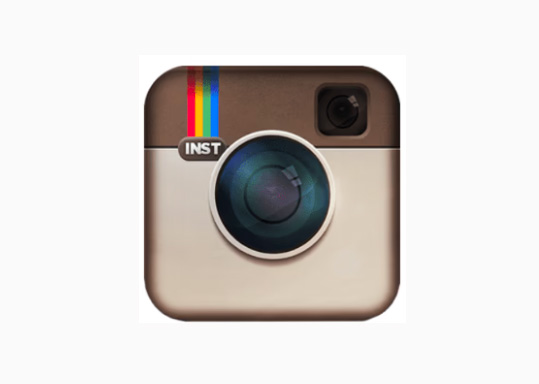 Le logo d'Instagram en 2010