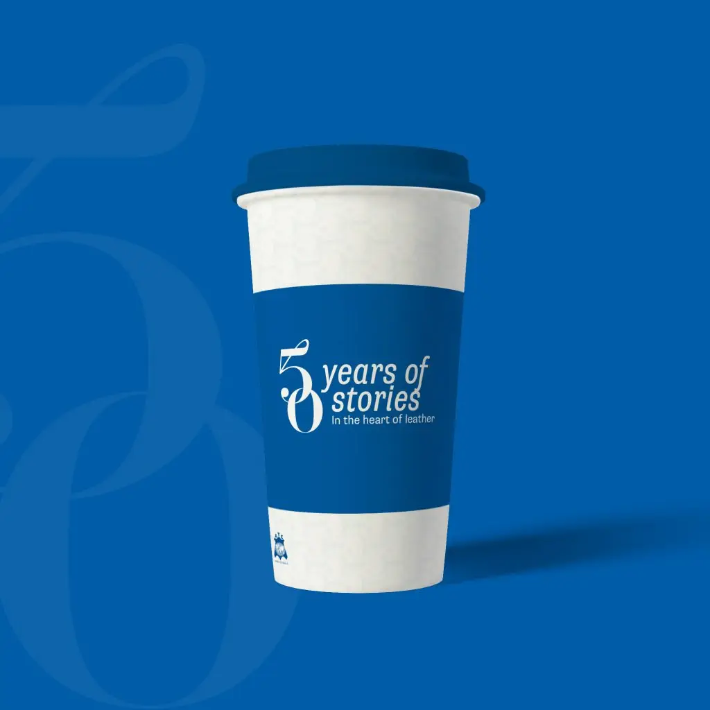 Déclinaison d'un logo d'évènement sur une éco-cup.