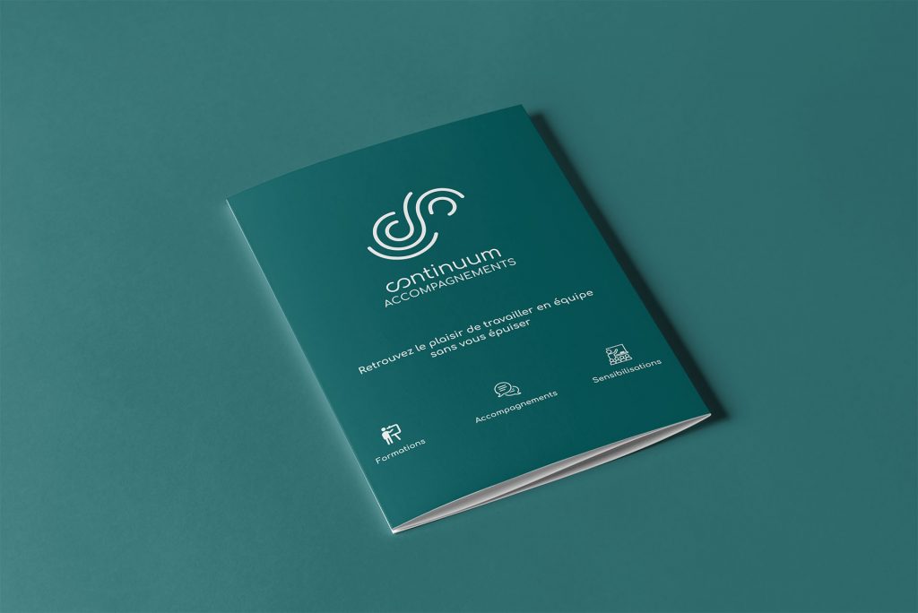 Plaquette commerciale d'un cabinet de conseil