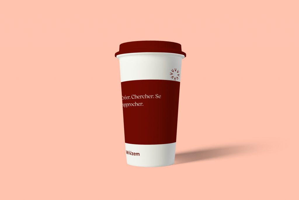 Packaging d'un eco-cup pour une marketplace