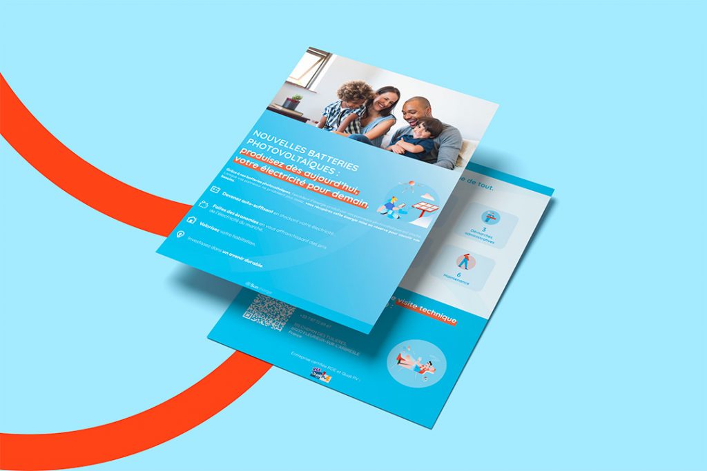 Des flyers conçus par le studio graphique de La Clinique des marques basé à Lyon.