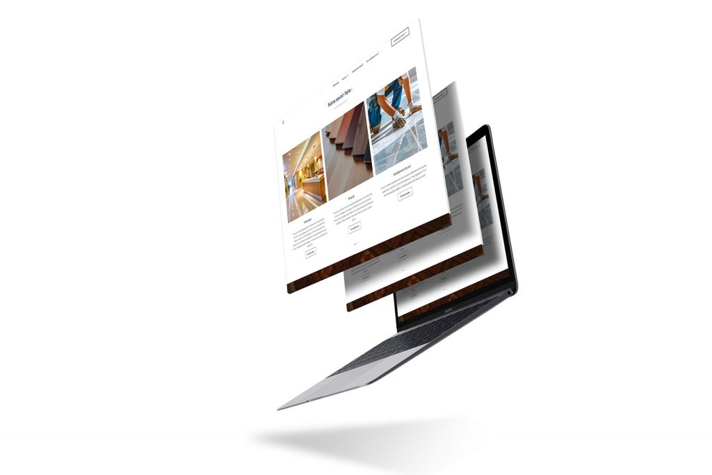 Site web version desktop d'une entreprise de nettoyage à lyon
