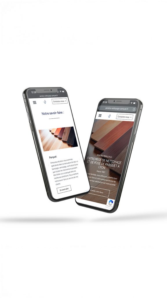 Site web responsive conçu par l'agence de webdesign à Lyon La Clinique des Marques.