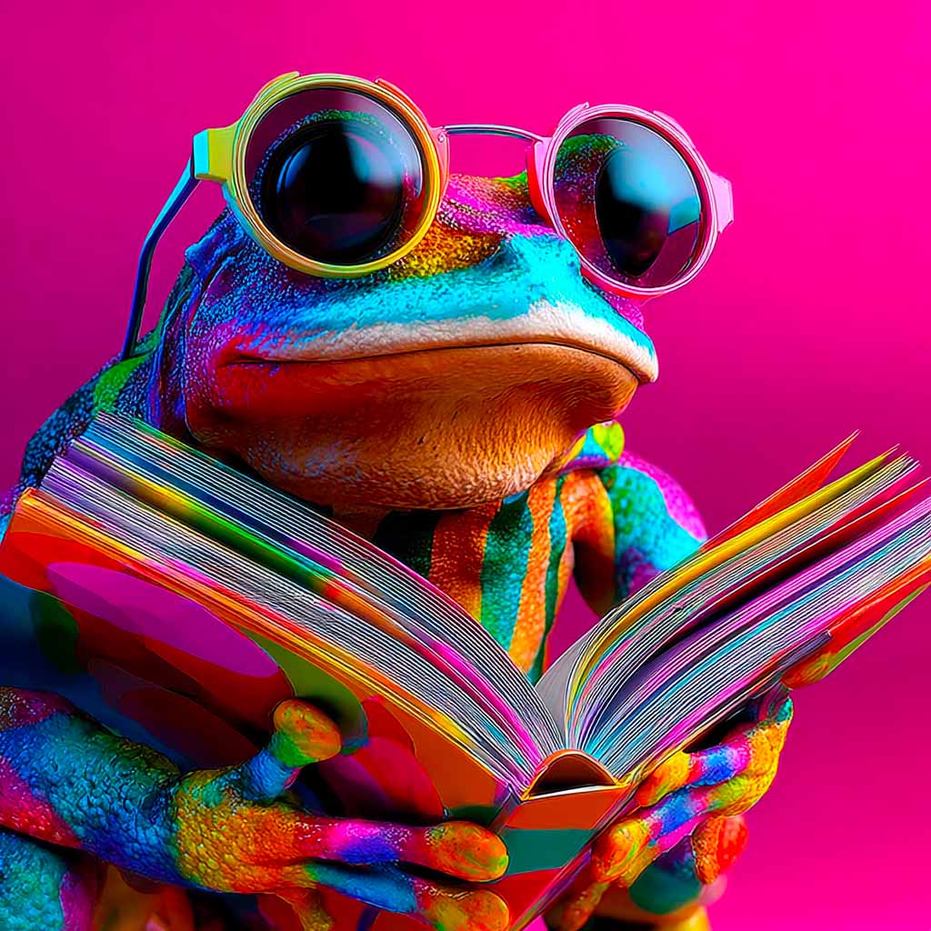 La mascotte de l'agence étudiant un devis de charte graphique.