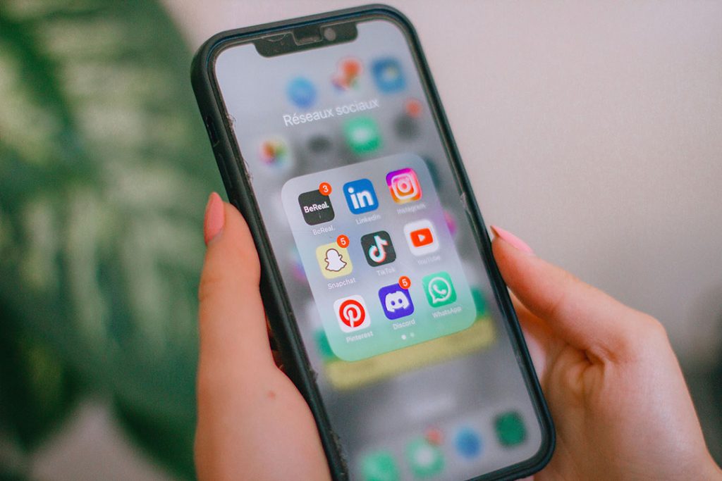 Les différents canaux de communication utilisée par notre agence social média