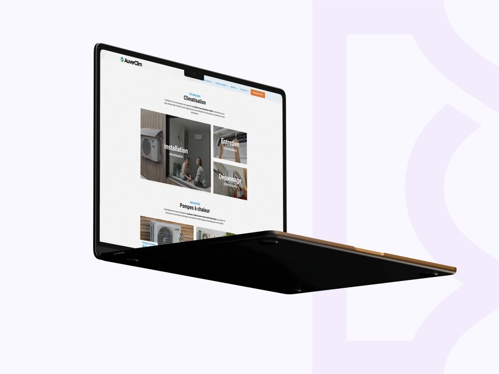 Site web après réalisation de notre audit UX Boost Conversion