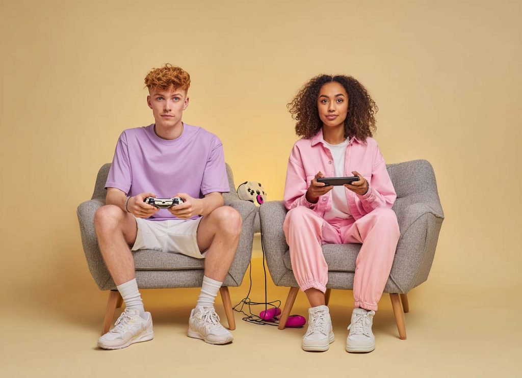 L'équipe du studio graphique à Lyon La Clinique des Marques.