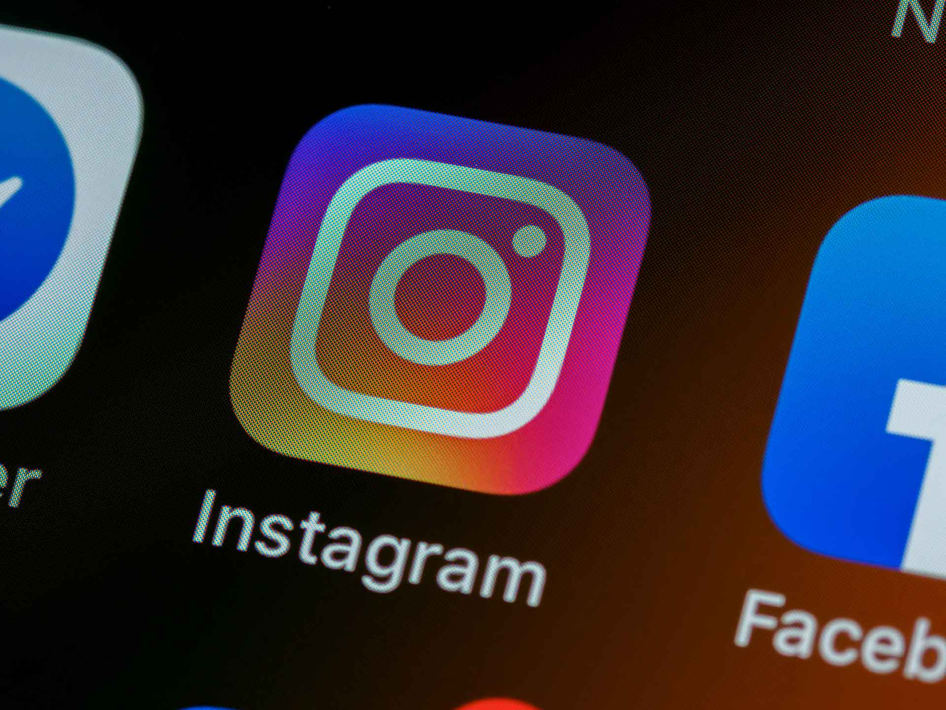 L'application Instagram sur téléphone.