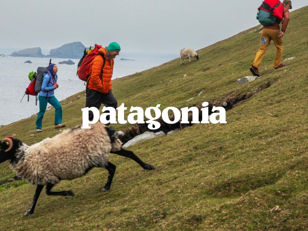 Image refletant la stratégie de marque de Pantagonia